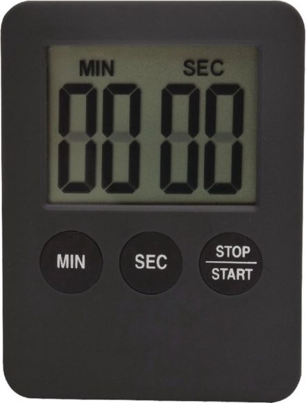 Digitale Kookwekker HE-Clock-70 Grijs/Zwart