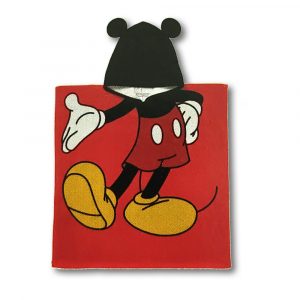 Disney Mickey Mouse 100% Katoen Bad Cape - 60 x 120 cm