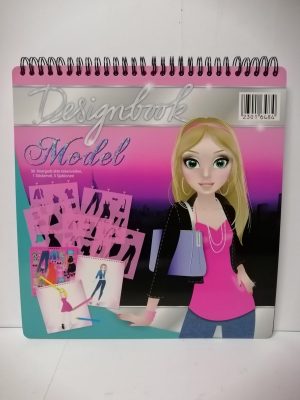 Design - Ontwerp Boek MODEL knutsel - plak - en teken boek