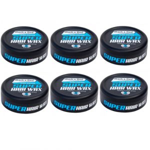 6x Black & Red Ultra Strong Haar Wax