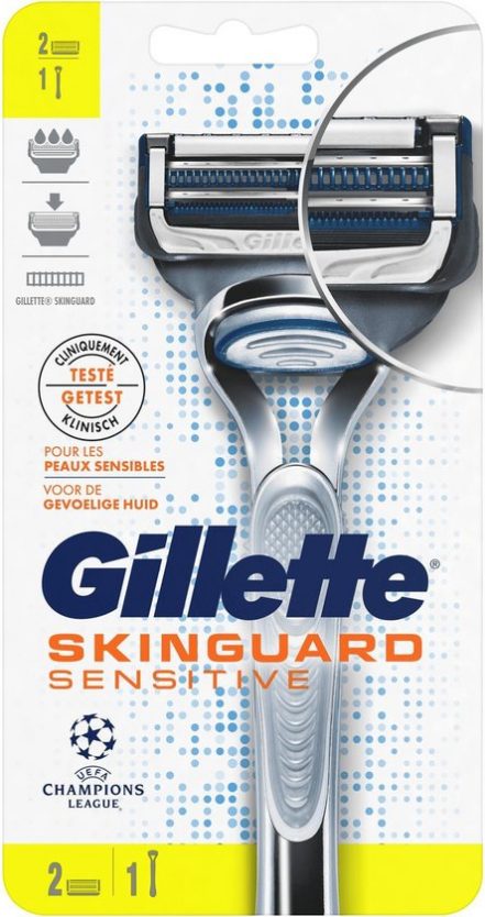 Gillette Skinguard Sensitive Scheersysteem + 1 Scheermesje Mannen