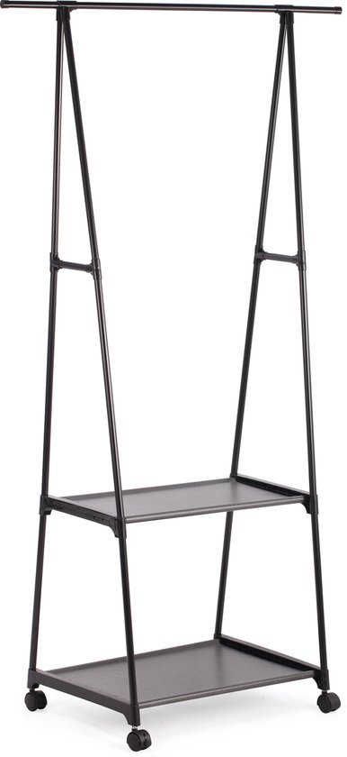 Mesa Living Kledingrek | Kledingstandaard | Rek met 2 schappen