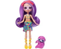 Enchantimals Sunshine Island Met Luiaard Huisdier Minipop Roze