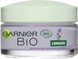 Garnier Bio Anti-Age Lavendel Nachtcrème - 50 ml - Biologische anti-rimpel nachtcrème voor ieder huidtype