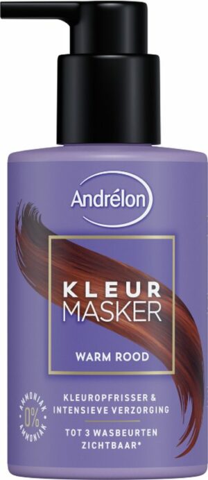 Andrelon kleurmasker warm rood - 200ml