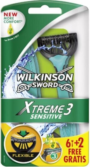 Wilkinson Xtreme3 sensitive - 8 wegwerpscheermesjes