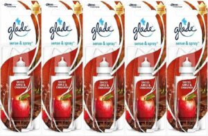 Glade Sense & Spray Spiced Apple & kaneel Navulling - 5 x 18ml