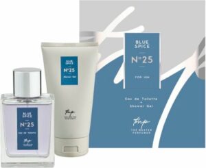 The Master Perfumer Nr. 25 Blue Spice Geurenset - Eau de Toilette 100 ml - Douchegel 150 ml