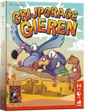 999 games - grijpgrage gieren - kaartspel - jong en oud - kaarten met grappige stokstaartjes