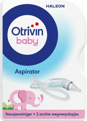 Otrivin Baby Aspirator Neusjesreiniger bij een verstopte neus