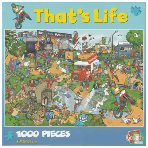 Goliath 933161 That's Life Moto Mania Legpuzzel 1000 Stukjes