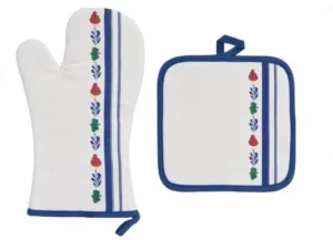 Boerenbont Ovenwant en Pannenlappen Set