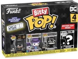 Funko Bitty POP! - Batman, The Joker, Batwoman & Mystery POP van DC Batman - Funko