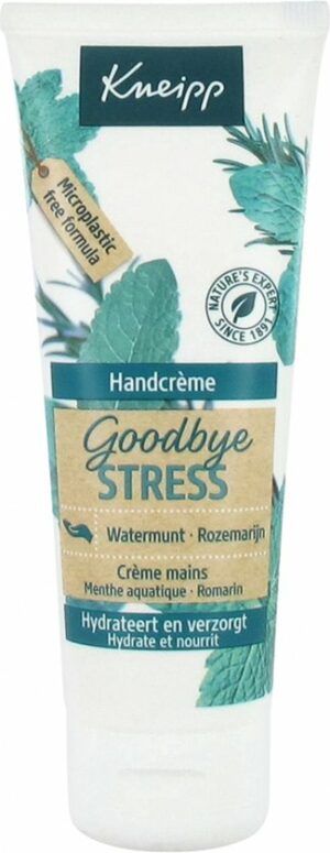 Kneipp Goodbye Stress - Handcrème - Verfrissend - Watermunt en Rozemarijn - Vegan - 1 st - 75 ml