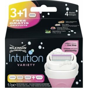 Wilkinson Sword Intuition Variety Navulscheermesjes - 4 mesjes