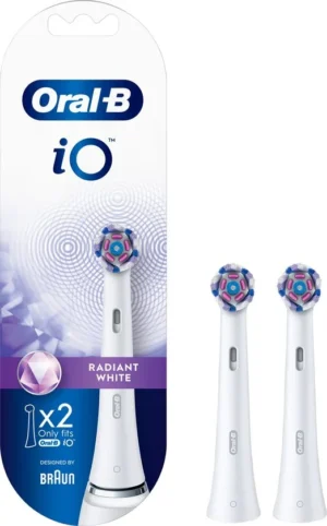 Oral B iO Radiant White Opzetborstels | 2 stuks