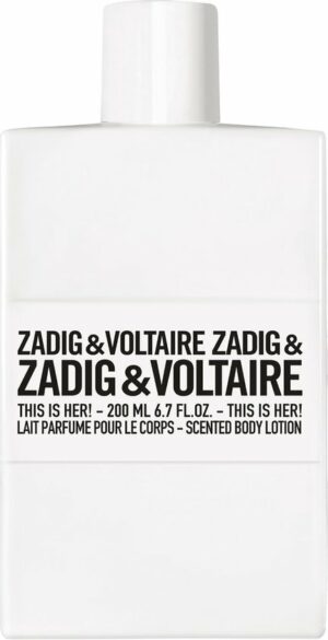 Zadig and Voltaire This Is Her Scented Body Lotion Melk 200ml