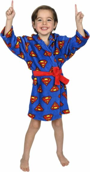 Superman badjas - kamerjas - ochtendjas - duster - maat 110-116