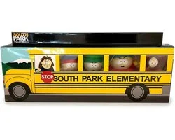 SOUTH PARK FIGURE COLLECTION 2.5INCH 5PCS IN SCHOOL BUS 14,5X35CM