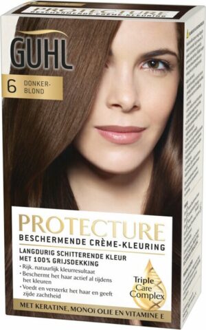 Guhl Beschermende Crème-kleuring Haarverf - No. 6 Donkerblond