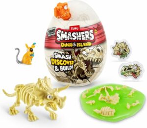 Zuru Smashers Dino Island Nano Egg - 6 verassingen - Met slijm