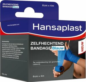 Hansaplast Zelfhectend Sportbandage Blauw One size - 6 cm x 4 m