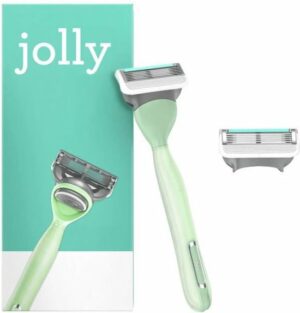 JOLLY Turquoise Scheermes - 2 mesjes