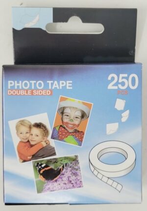 FOTO TAPE DUBBELZIJDIG - 250 STUKS - PHOTO TAPE - DOUBLE SIDED