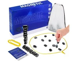 Maxenza Magnetisch schaakspel - Kluster Spel - Magnetisch schaken - Dammen - verschillende vormen magneten - kluster variant - schaakspel - 30 magneten