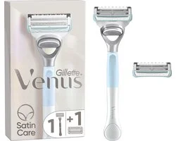 Gillette Venus Satin Care Scheermes - Voor Huid En Schaamhaar - Voor Vrouwen - 2 Scheermesjes
