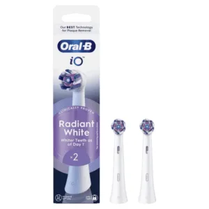 Oral-B iO Radiant White Opzetborstels Wit - 2 Stuks