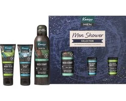 Kneipp Men - Geschenkset Shower Collection - Douche foam - 2-in-1 Douche Shampoo - Cadeau - Giftset - Vegan - Inhoud 200 ml + 2 x 75 ml