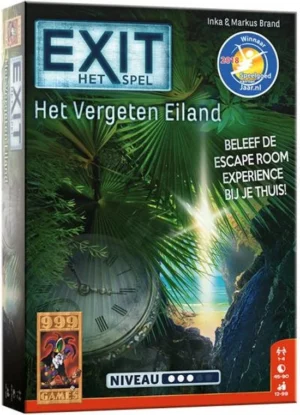 999 Games - EXIT - Het Vergeten Eiland - Breinbreker - Escape Room Spel