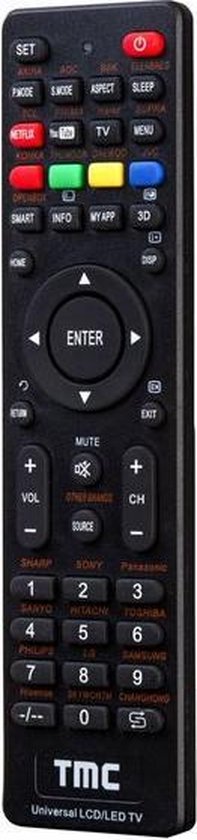 TMC Smart Universal Remote (Netflix & YouTube Knop)