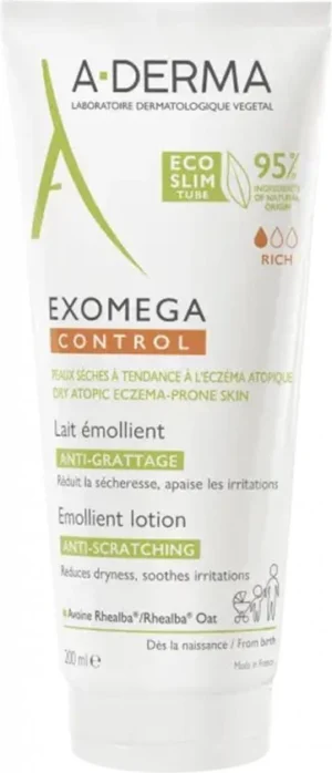 A-derma Exomega Control Leche 200 Ml
