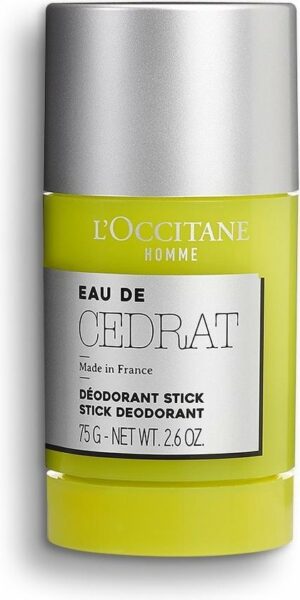 Eau De Cedrat Stick Deodorant TuhA12 deodorant bez alkoholu a hlinAkovA12ch sol