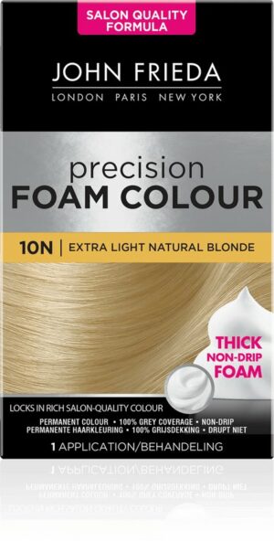 John Frieda Precision Foam Colour Haarkleuring - 10N Extra Light Natural Blonde