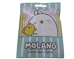 Molang mini verzamelfiguurtje - Blind Bag Surprise - 2 pack - 3 cm groot