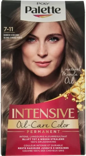 Poly Palette Intensive Oil-Care Color Haarkleuring 7-11 Donker Asblond