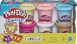 Play-Doh Confetti Klei - 6 Potjes