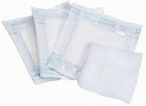 1.000 steriele gaasjes - 20x20 gevouwen 10x10 cm