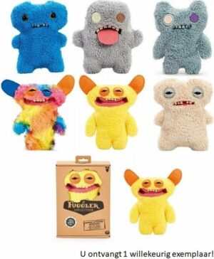Fuggler Snuggler - Edition Funny Ugly Monster - knuffel - blue - blauw - 22 cm