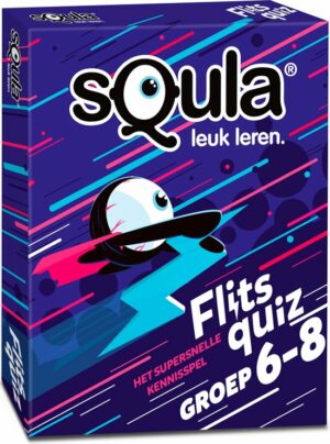 Squla Flits Quiz groep 6-8 Het supersnelle kennisspel - 100 vragen