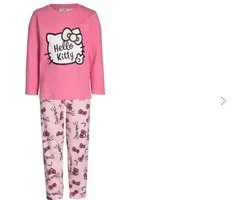 hello kitty pyjama - kind - maat 104/110 - roze - lange mouw - 100 % katoen - hello kitty