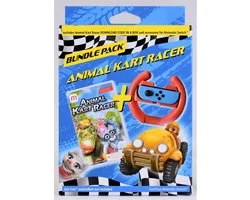 Animal Kart Racer Bundle Pack includes Wheel Code In Box EN FR DE NL ES PL Switch