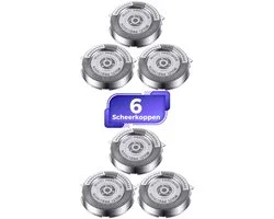 Maxenza scheerkoppen geschikt voor Philips 5000 serie SH50/50 – Set van 6 stuks - Scheerkoppen set - Scheer opzetkoppen