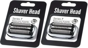 Maxenza Vervangende Scheerkoppen 73S – Geschikt voor Braun Series 7 - Cassette 73S - Compatibel met Braun Series 7 – 2 Stuks – Geschikt voor 7020s 7071cc 7085cc