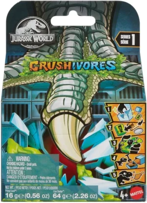 Jurassic World - Assortiment Beeldjes - Verslindende Dinosaurussen - MATTEL - HVB29 - Willekeurig Model