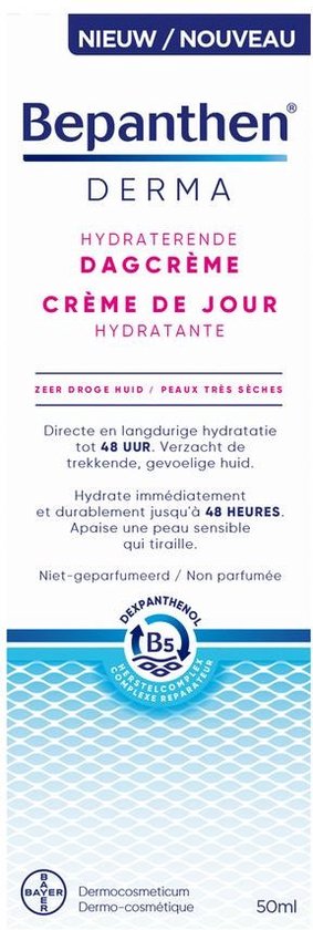 Bepanthen Derma Hydraterende Dagcreme Tube 50ml