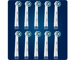 Oral-B CrossAction - Opzetborstels - 10 Stuks